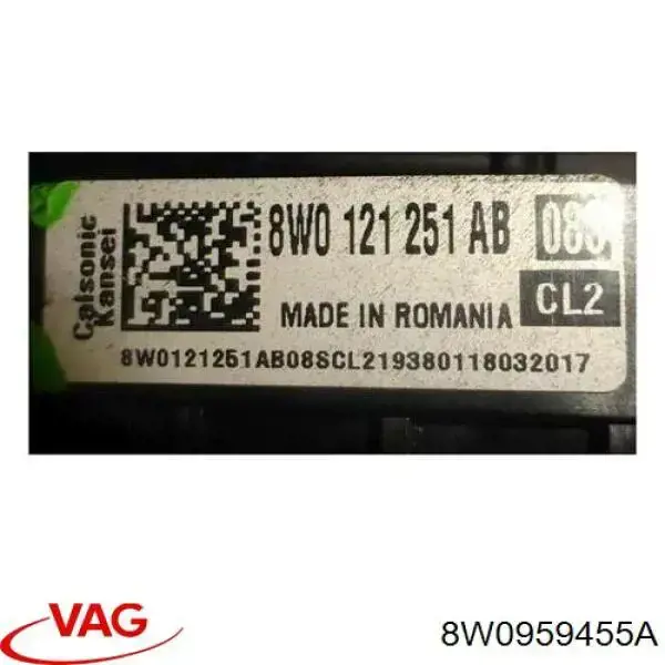 Wentylator elektryczny układu chłodzenia, kompletny (silnik+wirnik) prawy VAG 8W0959455A cena, od 308,10 USD