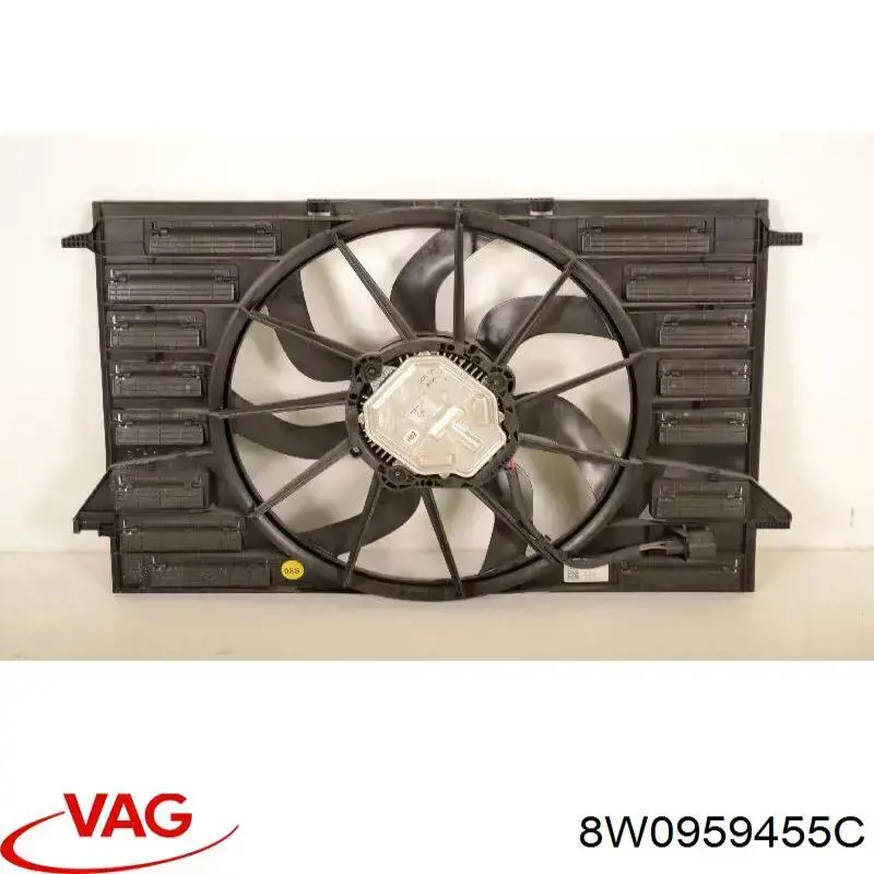 8W0959455C VAG Wentylator elektryczny układu chłodzenia kompletny (silnik+wirnik)