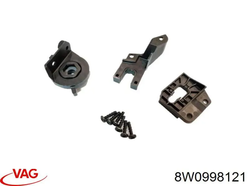 8W0998121 VAG Wsponik (adapter) mocowania reflektora przedniego lewego
