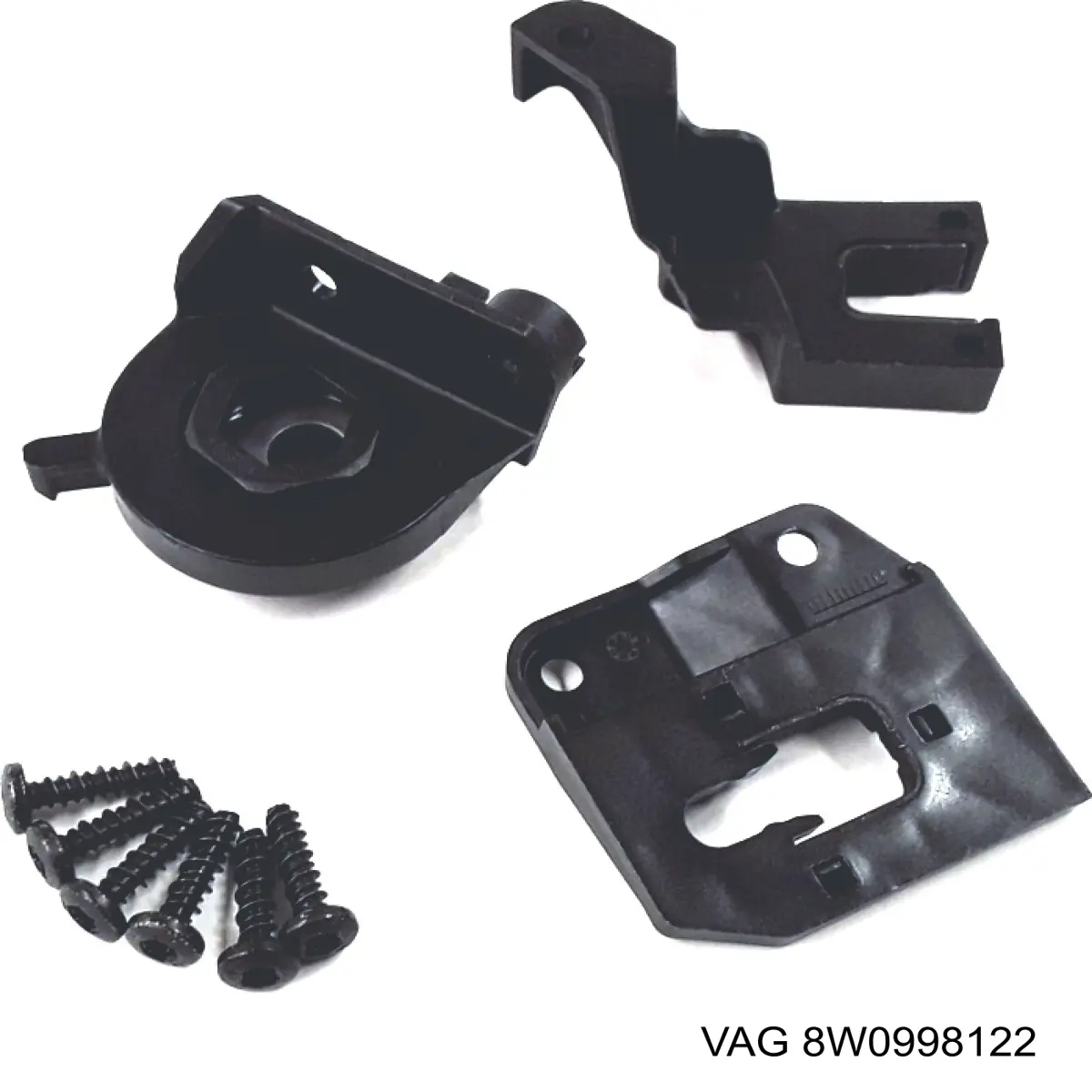 8W0998122 VAG Wspornik (adapter) mocowania reflektora przedniego prawego