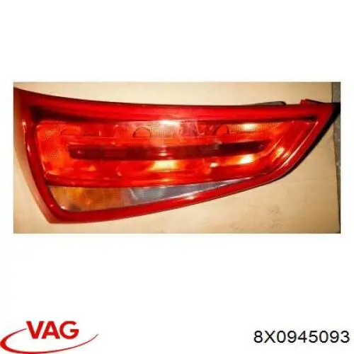 Do koszyka 8X0945093 VAG Lampa zespolona tylna lewa