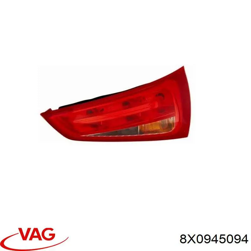 Lampa zespolona tylna prawa VAG 8X0945094 cena, od 136,21 USD
