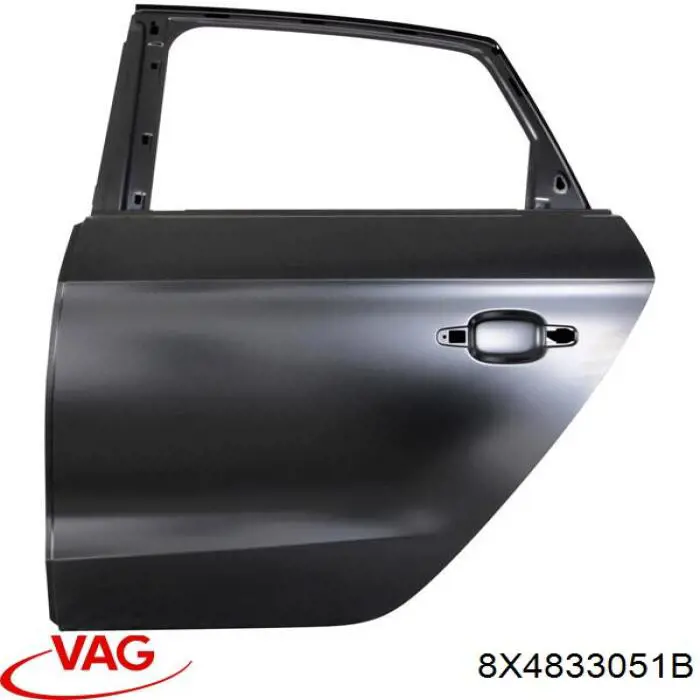 Drzwi tylne lewe VAG 8X4833051B cena, od 575,47 USD