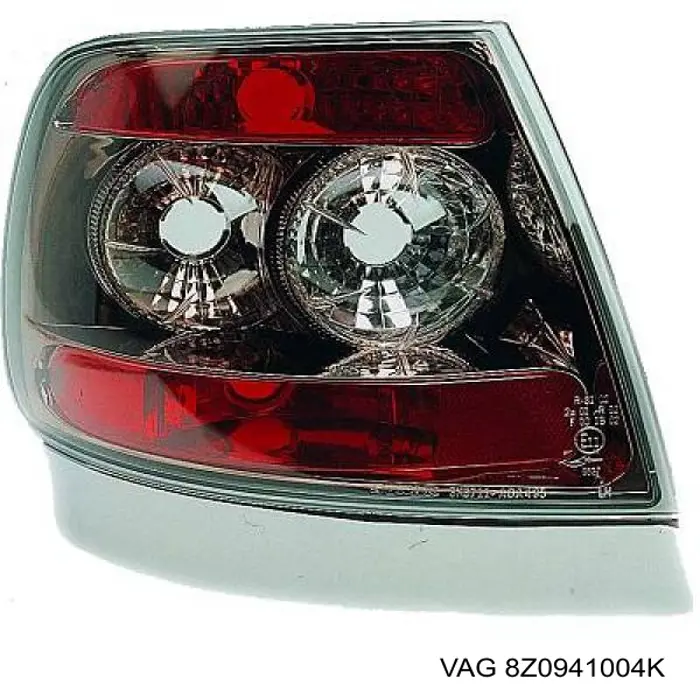 Do koszyka 8Z0941004 VAG Reflektor prawy