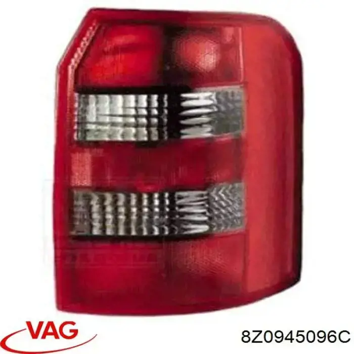 Lampa zespolona tylna prawa Audi A2 hatchback (8Z0) (2000 - 2005) cena, od 211,54 USD