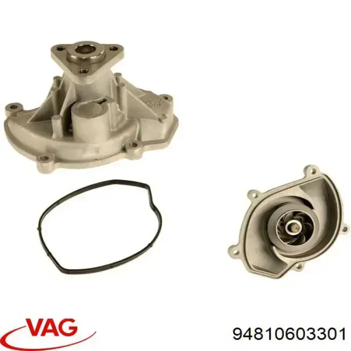Do koszyka 94810603301 VAG Pompa chłodząca wodna