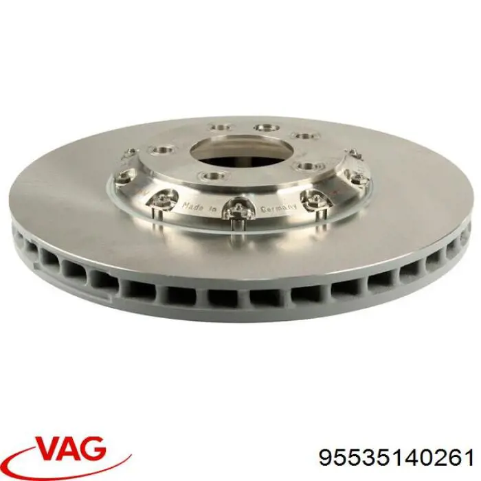 Tarcza hamulcowa przednia VAG 95535140261 cena, od 901,53 USD