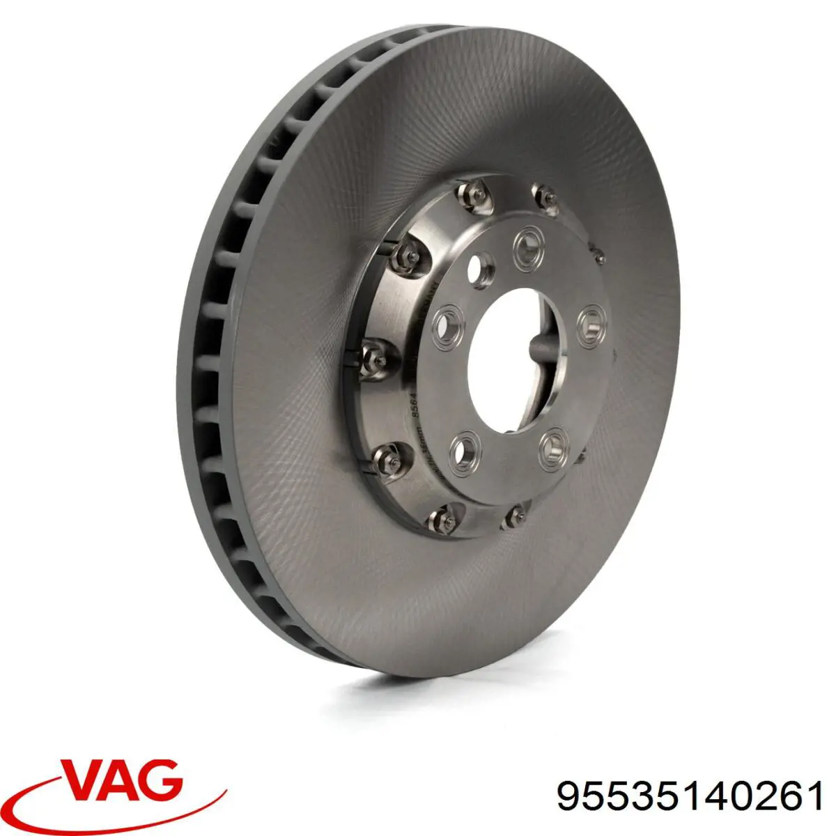 Tarcza hamulcowa przednia 95535140261 VAG