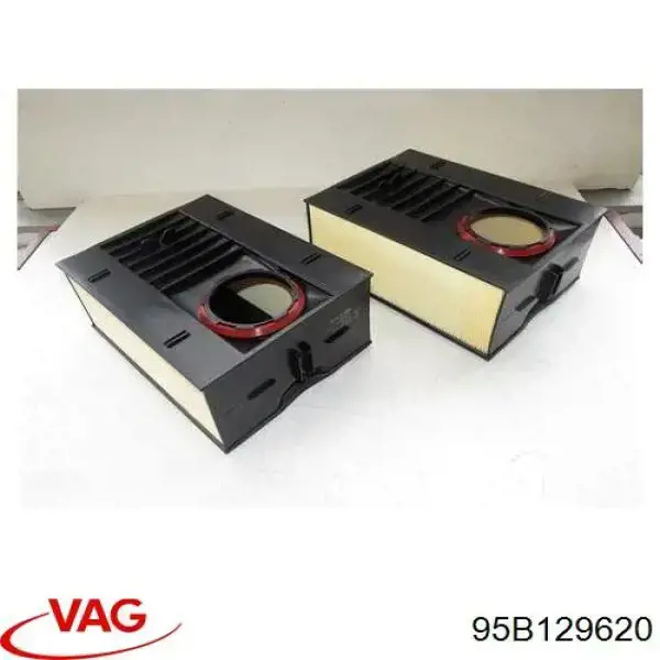 Do koszyka 95B129620 VAG Filtr powietrza