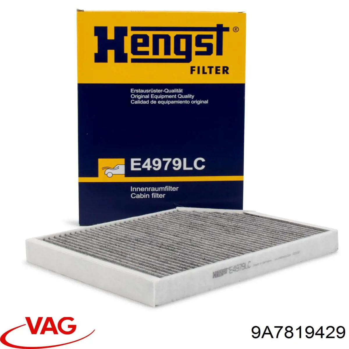 Filtr kabiny VAG 9A7819429 cena, od 28,04 USD