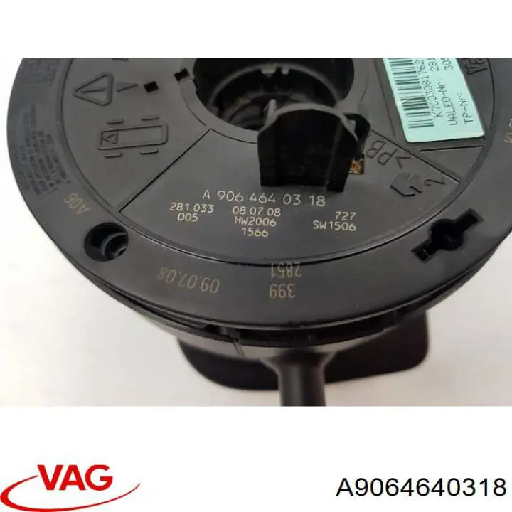 Pierścień kontaktowy AIRBAG, taśma kierownicy  do Mercedes Sprinter II 4,6-t 906