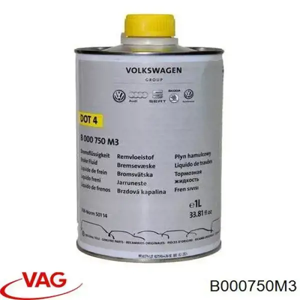 Płyn hamulcowy VAG B000750M3 cena, od 12,20 USD