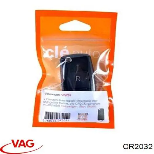 Bateria pilota VAG CR2032 cena, od 4,34 USD