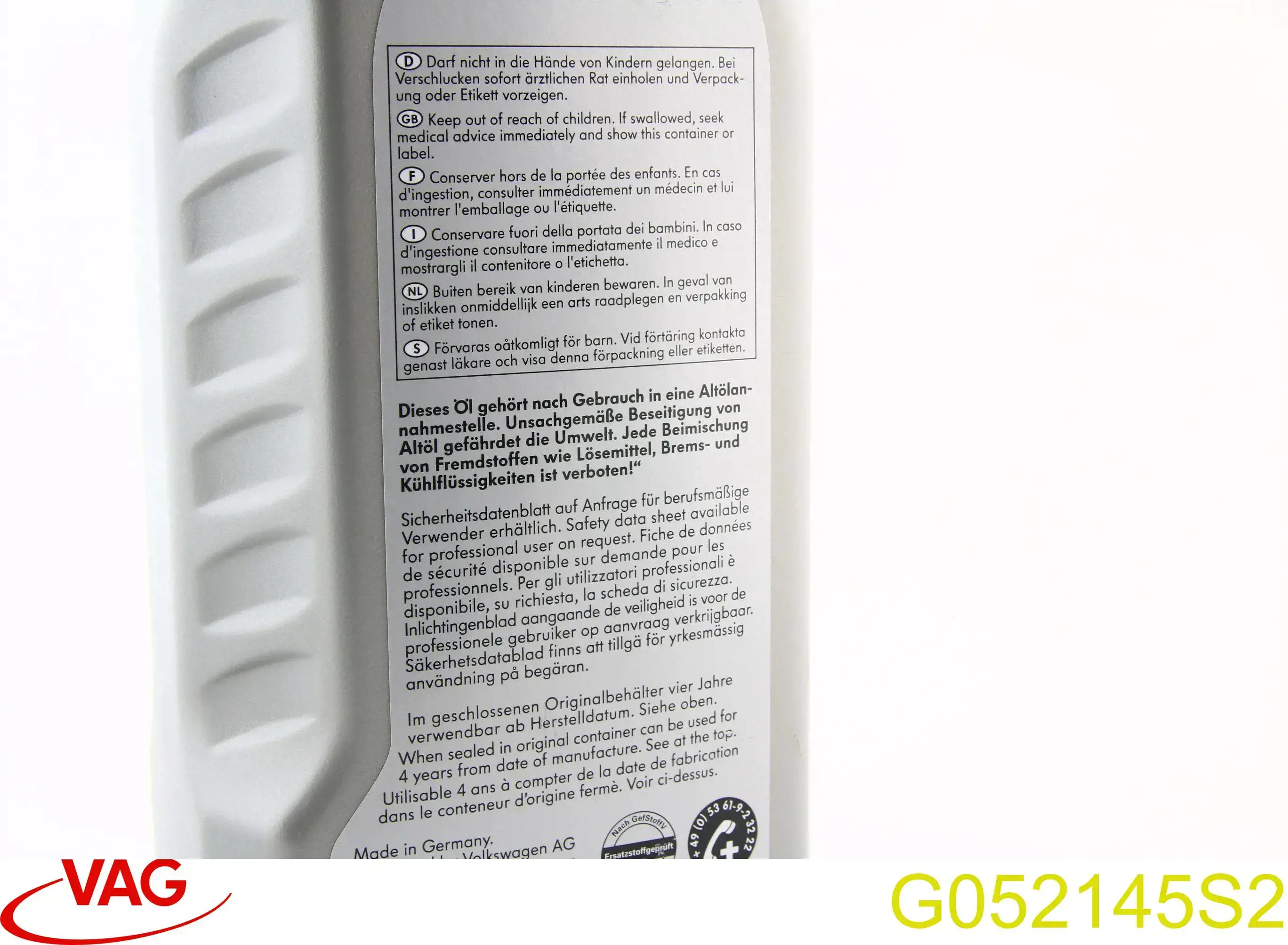 Do koszyka G052145S2 VAG Olej przekładniowy