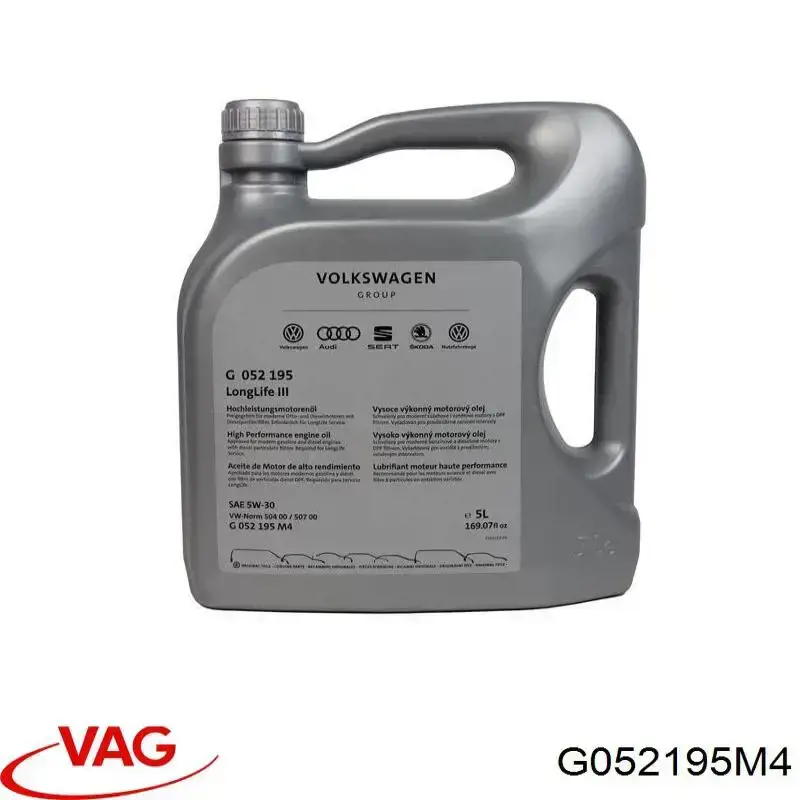 Olej do silnika VAG G052195M4 cena, od 49,28 USD
