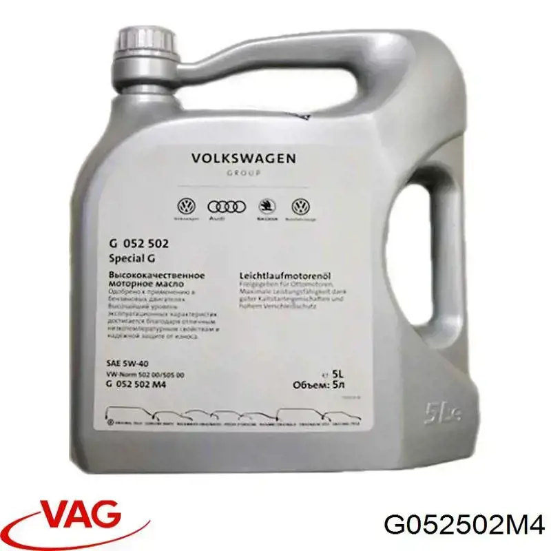 Olej do silnika VAG G052502M4 cena, od 57,69 USD
