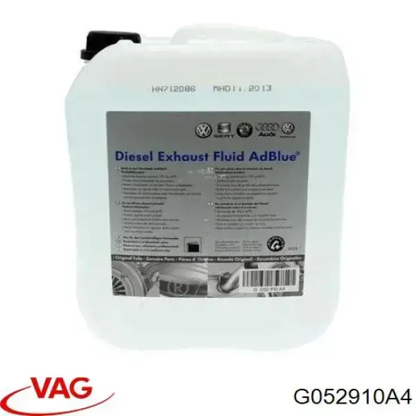 Do koszyka G052910A4 VAG Środek do neutralizacji spalin, mocznik