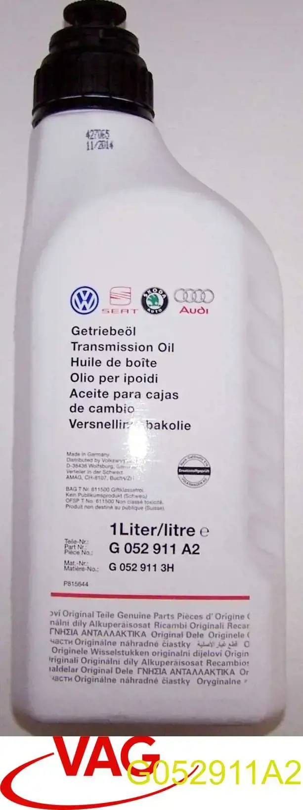 Do koszyka G052911A2 VAG Olej przekładniowy