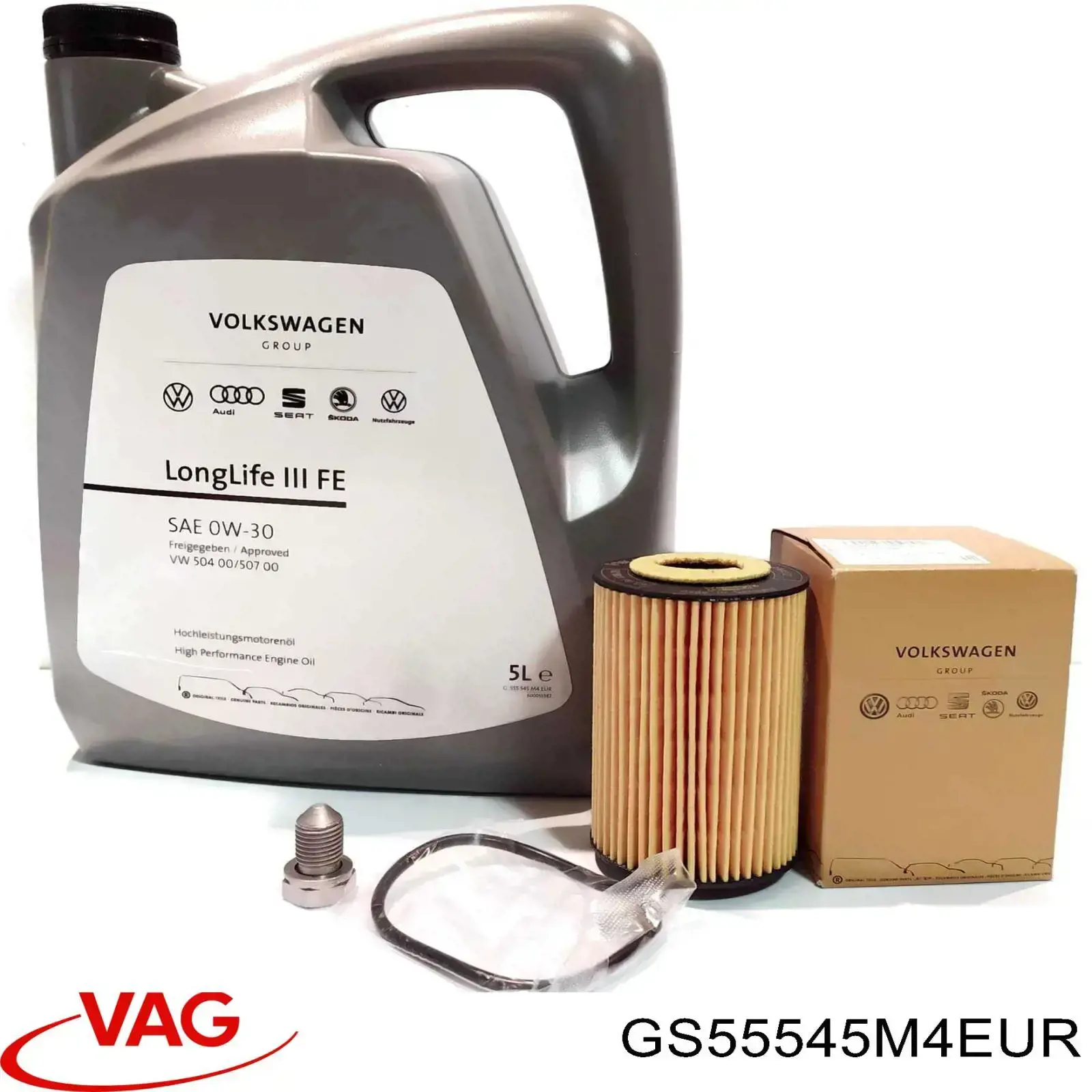 Olej do silnika GS55545M4EUR VAG