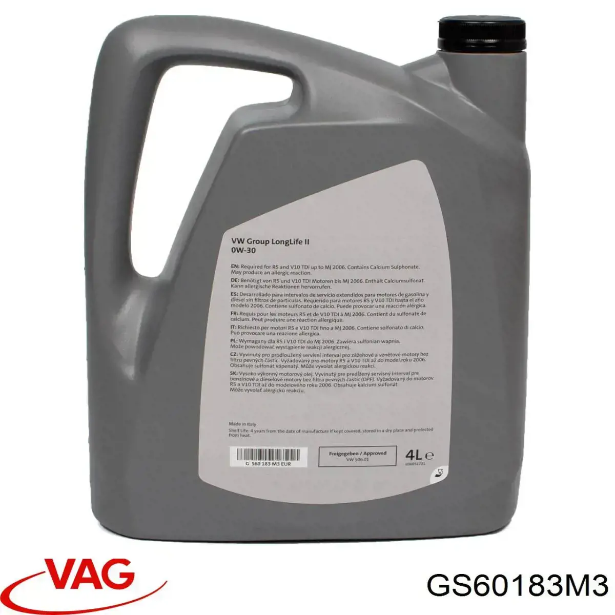 Do koszyka GS60183M3 VAG Olej do silnika