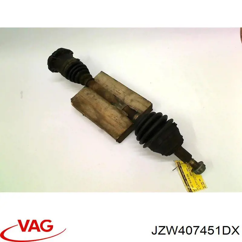 JZW407451DX VAG Półoś napędowa przednia lewa