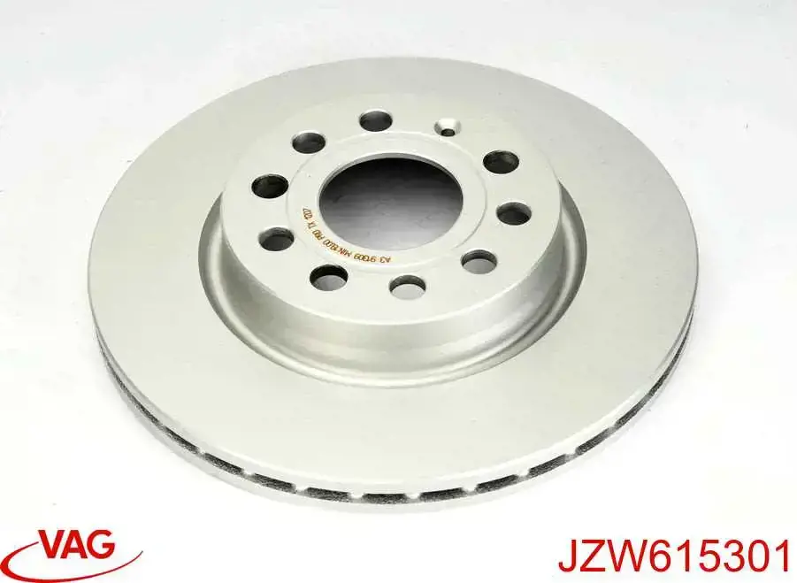 JZW615301 VAG Tarcza hamulcowa przednia