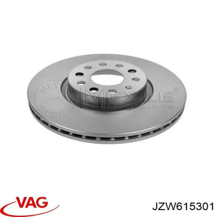 Tarcza hamulcowa przednia JZW615301 VAG