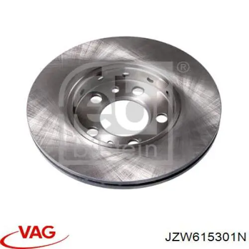 Tarcza hamulcowa przednia VAG JZW615301N cena, od 94,01 USD