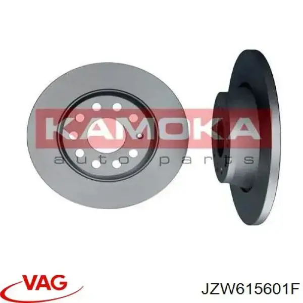JZW615601F VAG Tarcza hamulcowa tylna