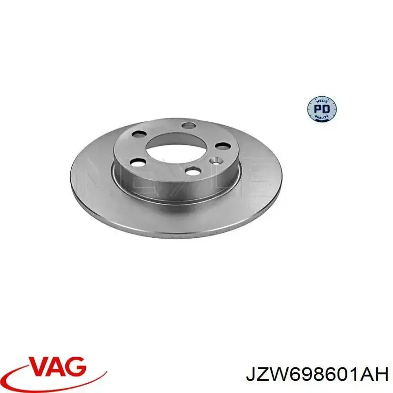 Tarcza hamulcowa tylna VAG JZW698601AH cena, od 57,83 USD