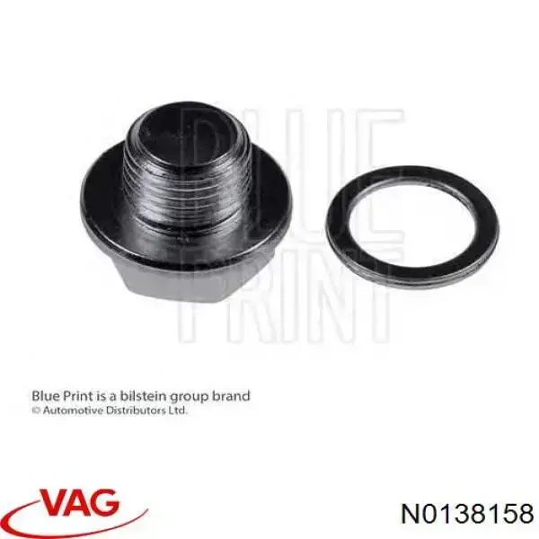 Uszczelka korka miski olejowej VAG N0138158 cena, od 4,01 USD