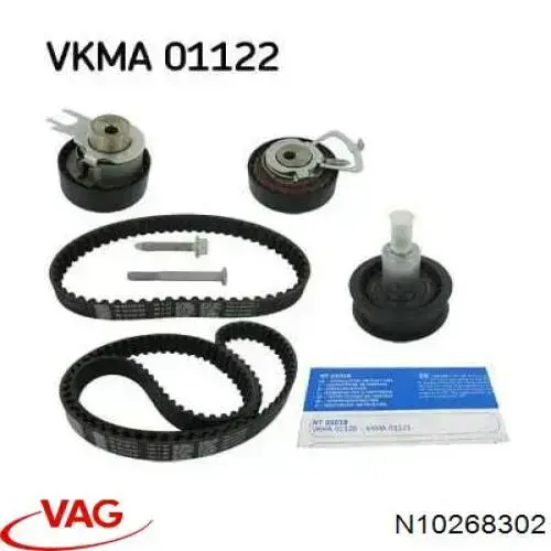 Pasek rozrządu, zestaw VAG N10268302 cena, od 2,82 USD