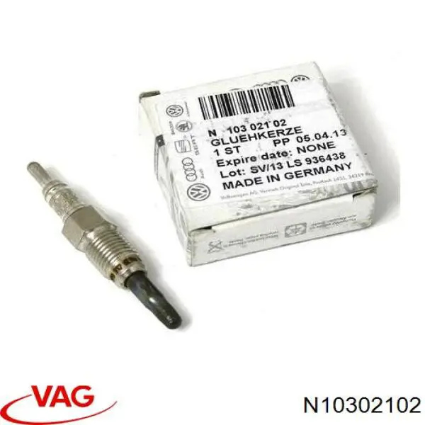 N10302102 VAG Świeca żarowa
