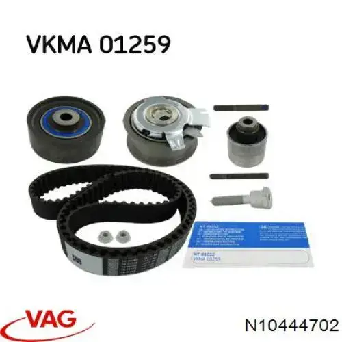 Pasek rozrządu, zestaw VAG N10444702 cena, od 178,89 USD