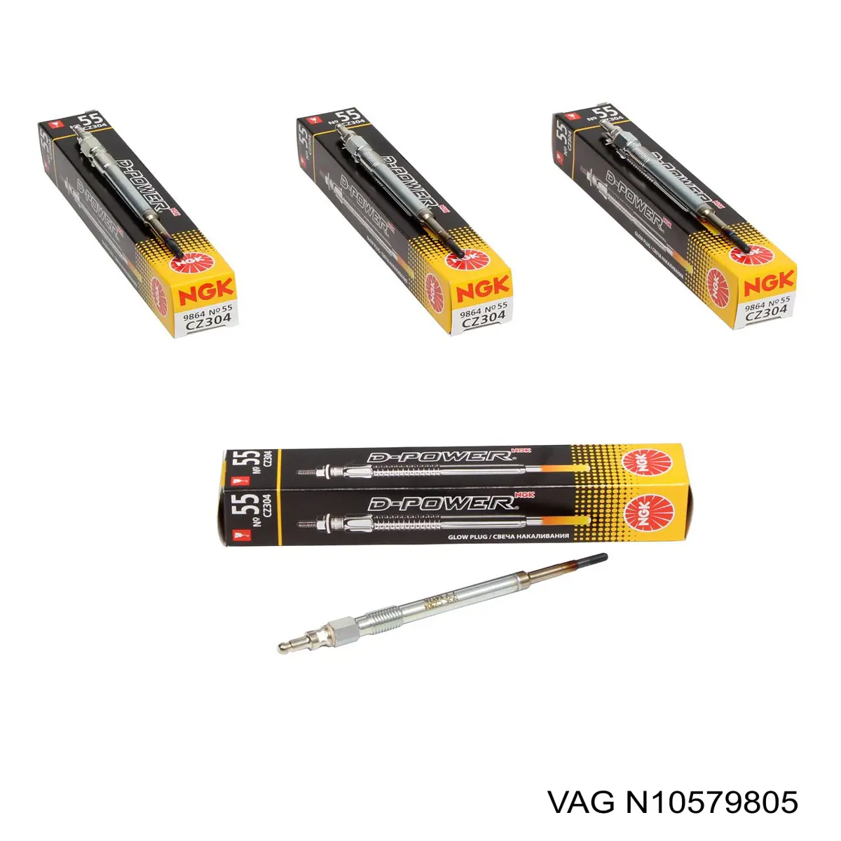 Świeca żarowa VAG N10579805