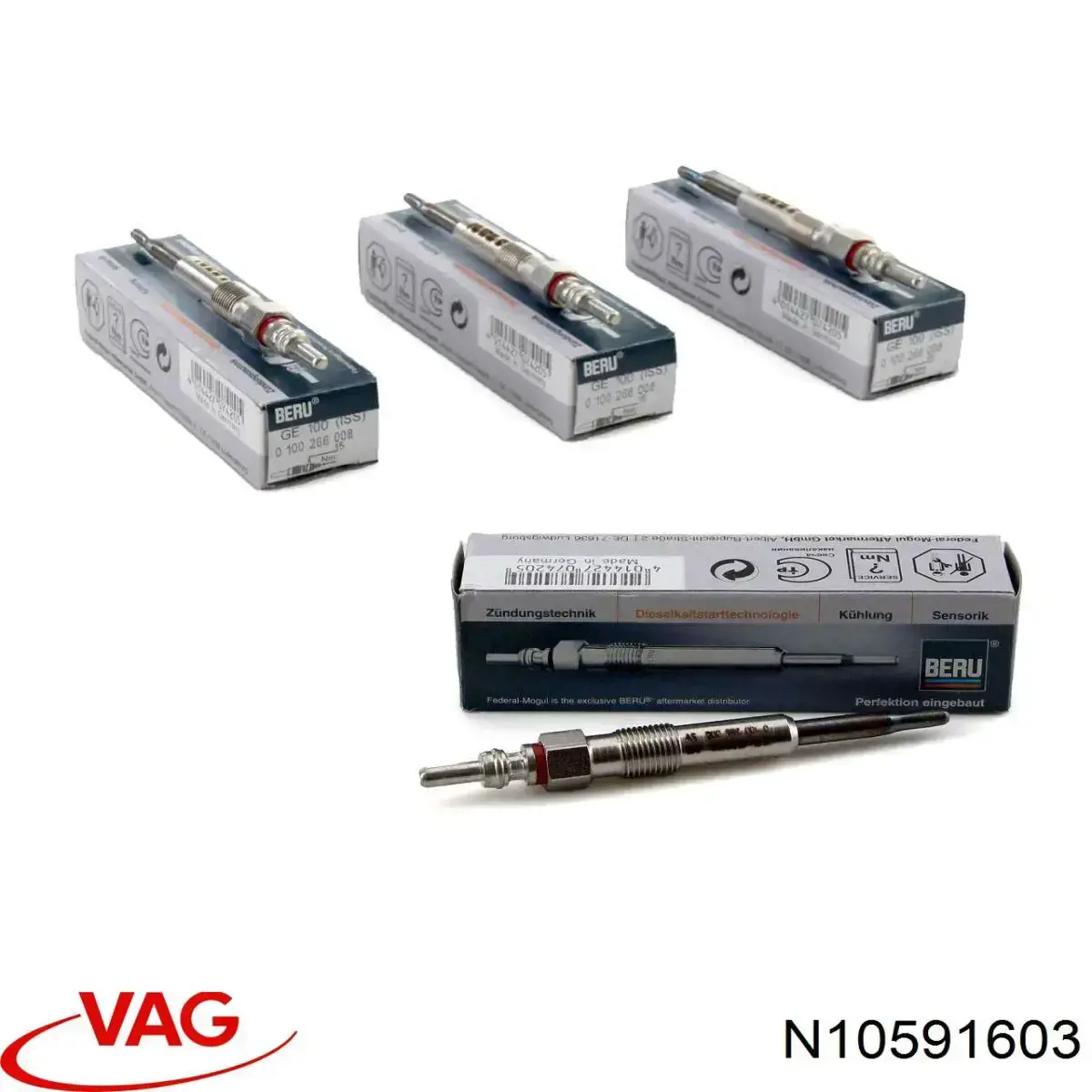 Do koszyka N10591603 VAG Świeca żarowa