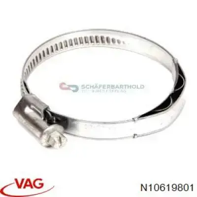 Zacisk metalowy, uniwersalny VAG N10619801 cena, od 8,17 USD