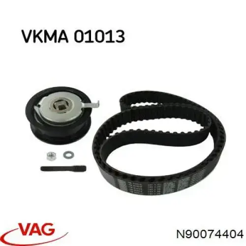 Do koszyka N90074404 VAG Pasek rozrządu, zestaw