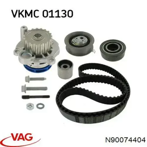 N90074404 VAG Pasek rozrządu, zestaw