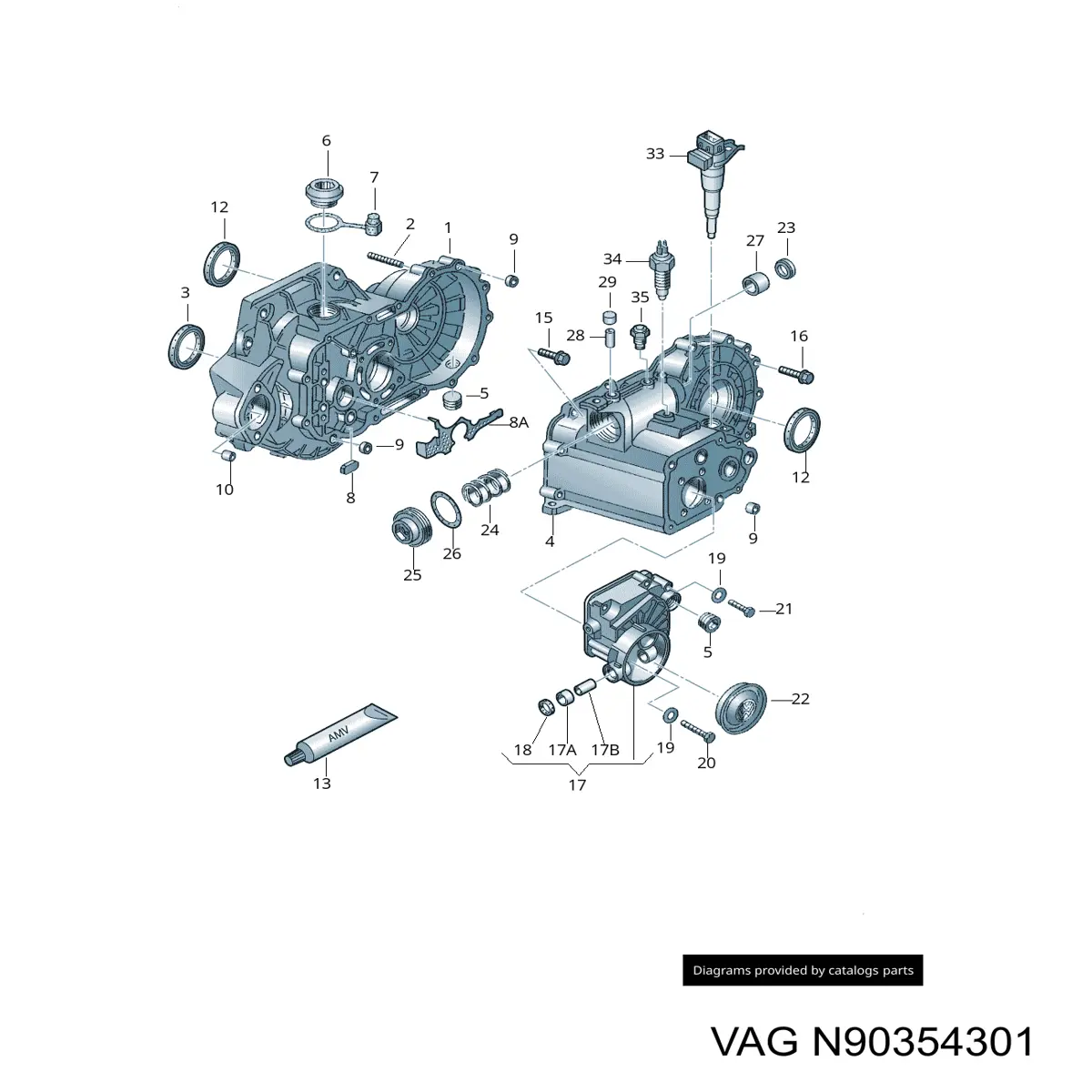 VAG N90354301 cena, od 3,91 USD