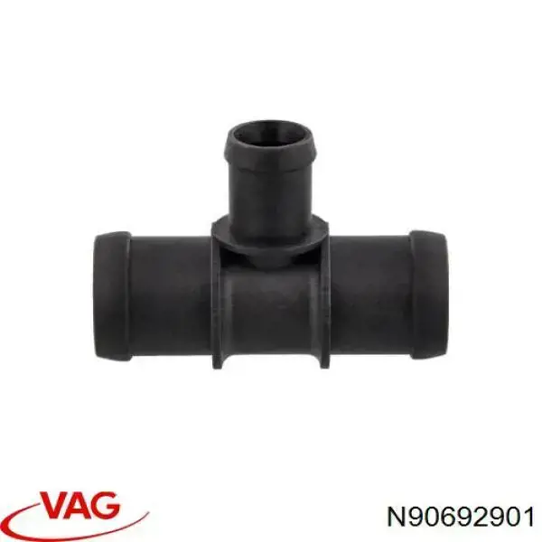 Kołnierz układu chłodzenia (trójnik) N90692901 VAG