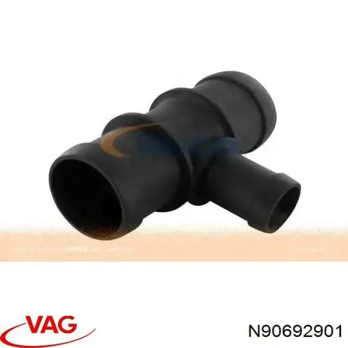 Kołnierz układu chłodzenia (trójnik) VAG N90692901 cena, od 3,34 USD