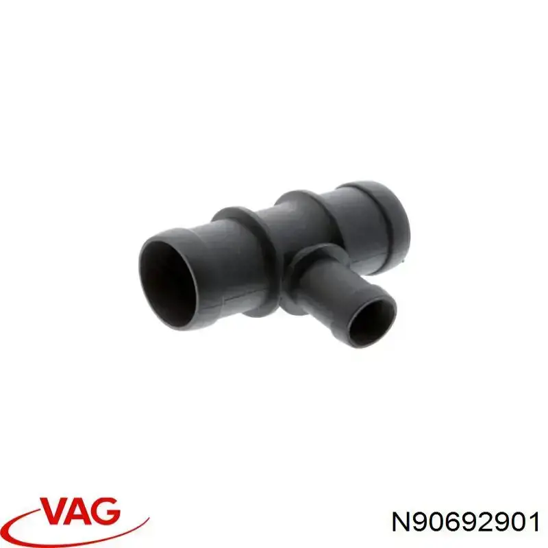Do koszyka N90692901 VAG Kołnierz układu chłodzenia (trójnik)