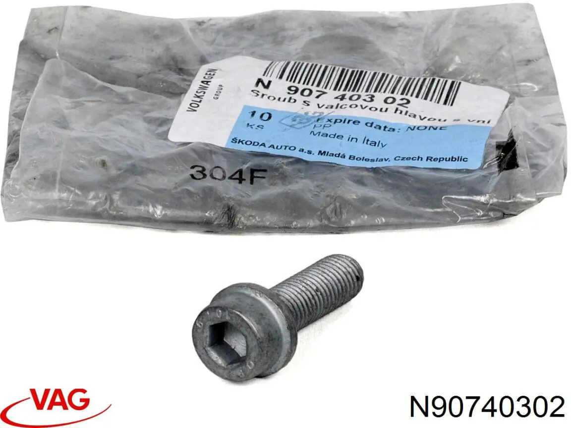 Śruba zacisku hamulcowego VAG N90740302 cena, od 4,23 USD