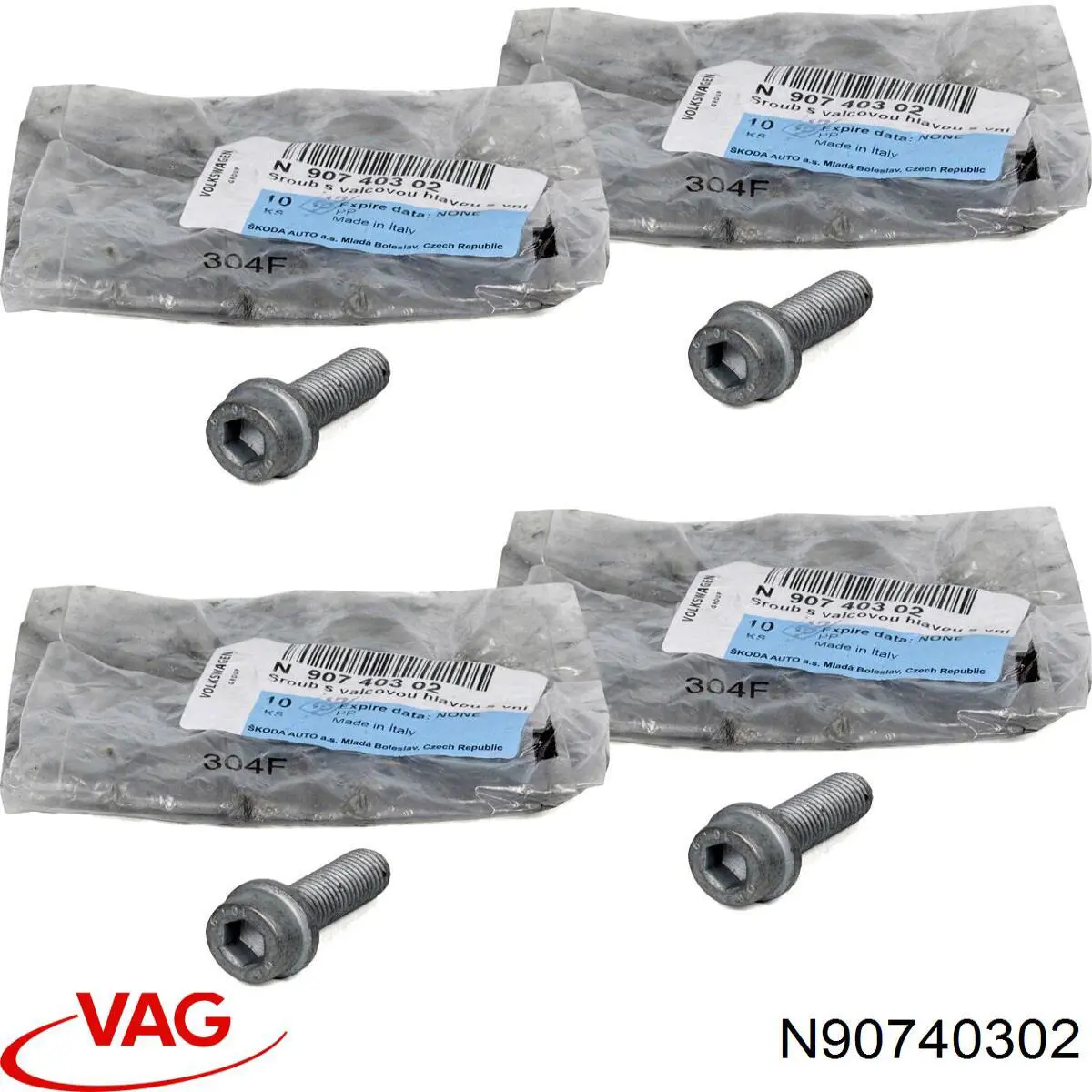 Śruba zacisku hamulcowego VAG N90740301 cena, od 4,23 USD