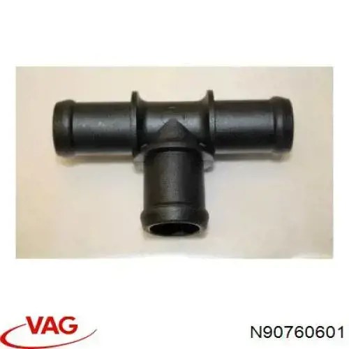 N90760601 VAG Kołnierz układu chłodzenia (trójnik)