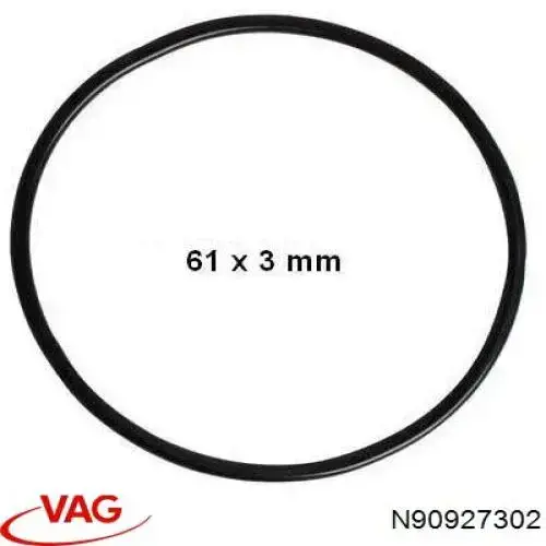 Uszczelka zaworu recyrkulacji EGR VAG N90927302 cena, od 7,81 USD