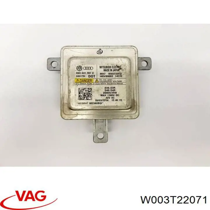 Ksenon, sterownik VAG W003T22071 cena, od 39,82 USD