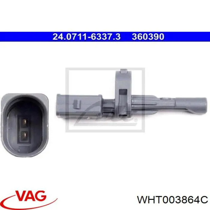 Czujnik ABS tylny VAG WHT003864C cena, od 16,25 USD