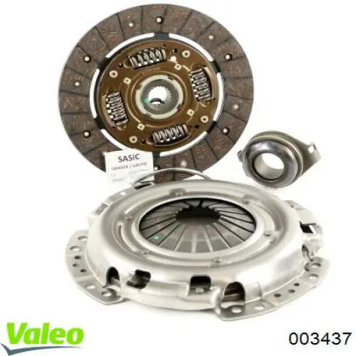 Zestaw sprzęgła (3 części) 003437 VALEO